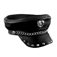 PRICES MAY VARY. Material : Soft Sheepskin Leather Color :Black Size: 3 size avaiable Width: Approx. (55-56cm) (57-58cm) (59-60cm) New! Metal Rivet Studded Skull Mens Genuine Leather Biker Punk Rocker Cap Hat Leather Biker Hat, Goth Hats, Gavis Bettel, Mens Leather Hats, Punk Hat, Mcu Shifting, Clothes Study, Punk Costume, Kim Wilde