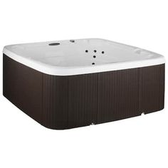 an inflatable hot tub is shown on a white background