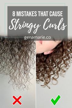 This blog contains affiliate links. Stringy Curly Hair Solutions, How To Avoid Stringy Curls, How To Rejuvenate Curly Hair, How To Break The Cast On Curly Hair, How To Get Rid Of Stringy Curls, How To Retrain Curly Hair, Retrain Curly Hair, Curl Training Hair Naturally Curly, Second Day Curly Hair Refresh