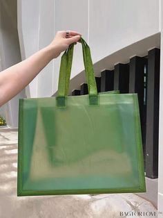 BagForLove - Clear Design Beach Bag with Double Handles - 1 Piece Product Description Color Green Pattern Type Plain Type Shopper Bag Details Pictures Similar Products h2 { text-align: center; } /* æ¢è¡ */ li{ white-space: normal; word-break: break-all; word-wrap: break-word; } .red-box { width: 100%; display: flex; flex-direction: row; flex-wrap: wrap; justify-content: center; } .red-box > div { width: 190px; height: 250px; margin: 10px; } .red-box > div > a > img { width: 190px; height: 250px; } .size-box { width: 100%; margin: auto; white-space: nowrap; } .table { border-collapse: collapse; border-spacing: 0; width: 100%; table-layout: fixed; } tr, td, th { border: 1px solid rgb(175, 173, 173); padding: 10px 0px; text-align: center; font-size: 14px; box-sizing: border-box; } .color-bu Summer Shopping Bags In Green, Summer Green Bags For Shopping, Green Summer Shopping Bags, Green Beach Bag With Adjustable Strap For Shopping, Green Shoulder Bag For Everyday Beach Season, Green Square Beach Bag For Shopping, Brown Pattern, Color Coffee, Bags Tote