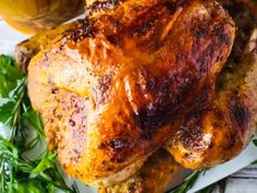 Best Roast Turkey, Best Roast Turkey Recipe, Crock Pot Ham, Best Roasted Turkey, Puerto Rican Style, The Best Roast, Best Roast, Carving A Turkey, Rosemary Syrup