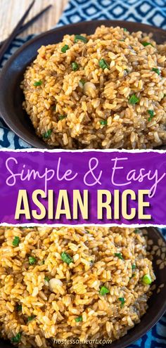 Asian Inspired Rice, Instant Pot Chinese Rice, Rice Dishes Instant Pot, Rice For Asian Dishes, Asian Rice Recipes Instant Pot, How To Make Rice Flavorful, Asian Seasoned Rice, Rice Recipes Asian Simple, Dishes Made With Rice