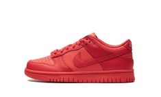 Dunk Low GS DH9765 601 Best Dunks, Clothing Pieces, Stadium Goods, Nike Kids, Dunk Low, Red Shoes, Leather Fabric, Nike Shoes, Size 4