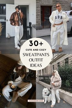 Get inspired with these cute Sweatpants Outfit Ideas for 2024 and 2025! From cozy and comfy looks to chic, casual aesthetics, these sweatpants outfits are perfect for cold weather. Whether you’re looking for school inspo, winter warmth, or just want to stay stylish and cozy, we’ve got you covered. Find casual, cute options in wide-leg and straight-leg styles that are both comfy and trendy for women this season. Embrace winter in style with these sweatpants looks!