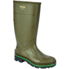 BOOT WORK HI OLIVE GREEN 8<p>Features TDT innovations and a compound blend engineered to withstand degradation from many harsh chemicals. Injection molded construction allows for a dual PVC outsole. The perimeter is formulated for abrasion and long wear  while the center sole is softer to allow more surface to surface contact to control traction on slick surfaces.</p> Durable Green Round Toe Boots, Green Insulated Boots For Outdoor Work, Insulated Green Boots For Outdoor Work, Durable Green Waterproof Boots For Outdoor Work, Green Waterproof Boots With Reinforced Round Toe, Waterproof Green Boots For Outdoor Work, Green Insulated Waterproof Boots With Round Toe, Green Insulated Boots With Round Toe, Casual Green Durable Boots