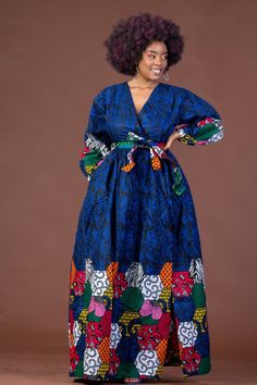 Ankara Dress Styles Long Sleeve, African Dresses For Plus Size Women, Wax Dress African, Ankara Plus Size Dresses, Maxi Ankara Dresses, Maxi Dresses Ankara, Ankara Flared Dress, Long Ankara Gowns, African Maxi Dress Ankara