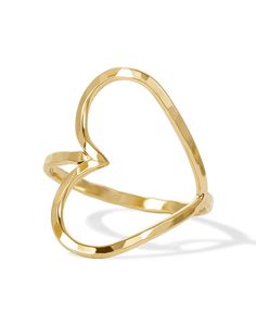 Material: 10k gold plated over brass or sterling silverDimensions: 3/4" x 3/4" (ring face) *Fulfillment will be completed by James Michelle Jewelry and will ship separately from your MMM items. Heart-shaped Metal Ring Jewelry For Valentine's Day, Heart-shaped Metal Ring For Valentine's Day, Heart-shaped Tarnish Resistant Jewelry For Promise, Nickel-free Gold Jewelry For Promise Ring, Nickel-free Heart Shaped Promise Ring Jewelry, Adjustable Gold Heart Ring, Adjustable Heart-shaped Metal Ring, Gold 14k Heart-shaped Stackable Rings, Gold Heart-shaped Stackable Rings