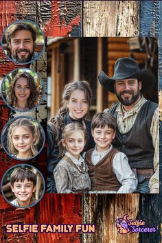 Imagine your whole family decked out in classic cowboy hats, rugged boots, and vintage Western attire, ready to take on the frontier.

Perfect for families who love a bit of adventure and nostalgia, these portraits bring that iconic Old West charm right into your home!

Ready to turn your family into Wild West legends? Tap to learn more and saddle up for the most unique family portrait experience! Star Trek Uniforms, Classic Cowboy, Rugged Boots, Christmas Portraits, Unique Personalized Gift, Gifts For Grandparents, Gifts For Sister, Step Back, Kids Portraits