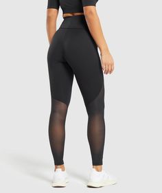 Gymshark Everyday Mesh Legging - Black | Gymshark Breathable Compression Nylon Activewear, Nylon Workout Tights, Breathable Stretch Mesh Activewear For Training, Breathable Nylon Leggings For Workout, Breathable Nylon Athleisure Tights, Casual Nylon Training Leggings, Black Moisture-wicking Nylon Yoga Pants, Breathable High Waist Nylon Bottoms, Breathable High-waist Nylon Bottoms