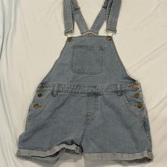 High-waisted blue denim overalls #denimoveralls #denim Blue Denim Overalls, Women's Overalls, Overalls Women, Denim Overalls, Blue Denim, Overalls, High Waisted, Blue