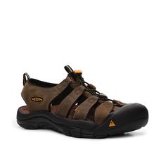 Keen-Newport Fisherman Sandal Get ready for adventure in the waterproof men's Newport fisherman sandal from Keen! Typical of the brand, this waterproof shoe features durable, high-quality materials and is built to last. Brown Outdoor Sport Sandals With Rubber Sole, Brown Sport Sandals With Rubber Sole For Outdoor, Leather Sport Sandals For Outdoors With Round Toe, Brown Closed Toe Sport Sandals For Outdoor Activities, Leather Sport Sandals With Round Toe For Outdoor, Brown Closed-toe Sport Sandals For Outdoor Activities, Brown Outdoor Sandals With Rubber Sole, Outdoor Brown Sandals With Rubber Sole, Durable Round Toe Sport Sandals For Hiking