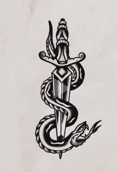 Hand Tattoo Traditional, American Traditional Dagger Tattoo, American Traditional Dagger, Traditional Tattoo Black And Grey, Snake And Dagger Tattoo, Traditional Dagger Tattoo, Tattoo Font For Men