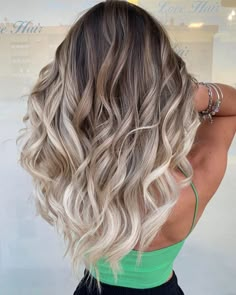 Ash Blonde Highlights Full Lace Wigs Dark Brown Roots 100% Virgin Human Hair HD 13x6 Lace Front Wig Blonde Curly Balayage, Curly Balayage, Curls For Medium Length Hair, Stacked Bob, Hair Company, Balayage Blonde, Human Hair Lace Wigs, Summer Hair Color, Luxury Hair