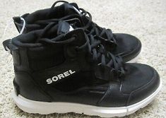 Slip-resistant Gore-tex Sneakers With Round Toe, Sporty Waterproof Lace-up Boots, Waterproof Lace-up Walking Shoes For Sports, Sporty Slip-resistant Lace-up Hiking Boots, Waterproof Lace-up Running Boots With Vibram Sole, Casual Black Walking Shoes For Outdoor, Sporty Ankle-high Walking Shoes With Rubber Sole, Ankle-high Walking Shoes With Rubber Sole For Sports, Black Slip-resistant Waterproof Boots For Sports