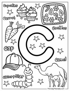 20 Letter C Coloring Pages (Free PDF Printables) C Coloring Pages, Letter C Coloring Pages, Letter B Coloring Pages, Farm Week, English Comics, Letter A Coloring Pages, Cow Coloring Pages, Alphabet Activity