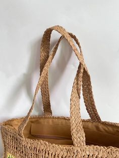 IN STOCK. FAST SHIPPING FROM LOS ANGELES. 3-5 DAYS Chic large straw woven tote bag perfect for all occasions. This classic tote bag is the perfect addition to any wardrobe. It features a timeless summer style that won’t go out of fashion. Durable and lightweight, it will comfortably accommodate your everyday essentials. Size approximately 40cm wide x 28cm tall (16in x 11in) Designer Style ID: 8435 Large Straw Woven Tote Bag, Summer Bag, Everyday Shoulder Bag, Beach Bag Chic Beige Braided Straw Bag, Chic Brown Braided Beach Bag, Chic Beige Braided Beach Bag, Beige Braided Tote Bag, Everyday Beige Braided Straw Bag, Beige Braided Tote Shoulder Bag, Natural Color Braided Bag For Daily Use, Natural Braided Bag For Daily Use, Braided Tote Beach Bag For Everyday Use