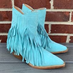 Free People Lawless Boots Color Laguna Size 38 (8 Us) New Without Tags Turquoise Western Boots For Spring, Western Turquoise Boots For Spring, Blue Western Boots For Summer, Flat Heel Suede Boots For Summer, Western Style Light Blue Round Toe Boots, Light Blue Pointed Toe Boots For Fall, Blue Summer Boots With Round Toe, Blue Round Toe Boots For Summer, Blue Boots With Stacked Heel For Fall