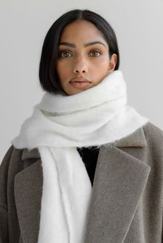 The Brooklyn Wool Coat a classic forever staple, made for everyday wear. Designed to be worn oversized, the Brooklyn Wool Coat is practical and luxurious. Made from 100% soft wool. Finished with a double-breasted closure, side pockets and elongated slouchy sleeves. Oversized Wool Outerwear In Winter White, Oversized White Wool Outerwear, White Oversized Classic Outerwear, Classic White Oversized Outerwear, Oversized White Classic Outerwear, Dressy Jeans, Oversized Wool Coat, Perfect Coat, Cute Winter Outfits