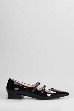 Ballet flats in black patent leather, pointed toe, two ankle strap, slip on, leather sole, heel 25 mm, patent leather, Made in ItalyGender: WomenMaterial: PATENT LEATHERColor: BlackMade in: ITProduct ID: 404815_1754*Import tax/duty will be calculated at checkout (If applicable) Pre Fall Collection, Black Ballet Flats, Black Patent Leather, Flat Shoes Women, Ballet Flats, Patent Leather, Ankle Strap, In Italy, Ballet