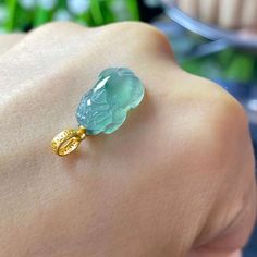 --Jade-- Grade: natural, untreated, type A Jade type: jadeite Jade color: blue ocean Jade Jade degree of translucency: HIGH Jadeite stone condition: no cracks or other imperfections Jade pendant size: 13.5x8.8x4.6 mm. --Gold-- 18K solid yellow gold Pendant code: PD00243 Shipping information: All parcels are shipped by DHL Express with tracking number free of charge. Estimated shipping time: 7-14 days worldwide (Certification process). Please message me. Returns and exchanges: If you are not happ Luxury Adjustable Jade Jewelry, Luxury Blue Jade Jewelry, Jade Decor, Jade Design, Jade Charm, Goth Accessories, Jade Color, Blue Jade, Jewelry Tattoo