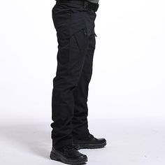 Season:Autumn / Fall,Spring; Fabric:Cotton; Gender:Men's; Activity:Camping / Hiking / Caving,Traveling,Climbing,Fishing,Hunting; Clothing Type:Bottoms; Function:Multi-Pockets,Breathable,Windproof,Scratch Resistant,Wear Resistance; Pattern:Solid Color; Sports Clothing Sub Category:Tactical Pants,Hiking Cargo Pants,Hiking Pants Trousers; Listing Date:02/25/2021; Height:; Pants Length:; Waistline:; Weight (kg):; Special selected products:COD Practical Black Cargo Pants For Outdoor Work, Winter Military Black Bottoms, Practical Black Cargo Pants For Hiking, Black Military Style Cotton Cargo Pants, Black Military Style Bottoms For Winter, Winter Military Style Black Bottoms, Black Military Style Winter Bottoms, Winter Military-style Black Bottoms, Durable Black Bottoms For Outdoor Activities