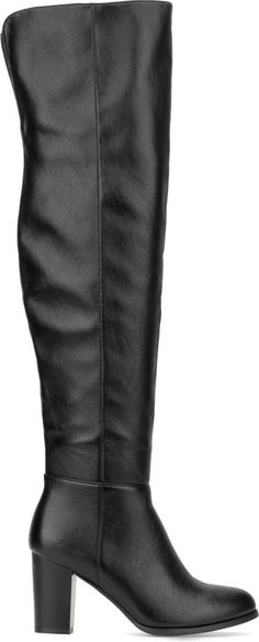 NEW YORK AND COMPANY Amory Faux Leather Knee High Boot | Nordstromrack New York And Company, Christmas 2022, Knee High Leather Boots, High Boots, Knee High Boots, Knee High, Heeled Boots, Block Heels, Womens Boots