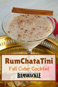 Cocktails With Rumchata, Rumchata Cocktails, Cocktail Contest, Alcohol Punch, Summer Martinis, Holiday Martinis, Horchata Recipe, Cider Cocktail