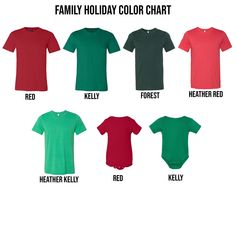 Family First Christmas Shirts - Unisex Short Sleeve T-Shirt . We use Bella + Canvas 3001 premium t-shirts which have a soft and light feel, It's very comfy and with it's unisex sizing it's perfect for both men and women. Discounts available on orders of 6 or more shirts. Send us a message for your discount code. Perfect For The Holidays! BRAND & MATERIAL: Bella + Canvas - Unisex Short Sleeve Jersey Tee - 3001 - 4.2 oz., 100% airlume combed and ringspun cotton, 32 singles - Athletic Heather a Family Matching Red Custom Print T-shirt, Festive Red Short Sleeve Shirt, Holiday Custom Print Short Sleeve Tops, Red Short Sleeve Shirt For Festive Occasions, Relaxed Fit Red Tops For Christmas, Holiday Tops With Custom Print And Short Sleeves, Red Relaxed Fit Top For Christmas, Christmas Short Sleeve T-shirt With Custom Print, Red Christmas T-shirt With Relaxed Fit