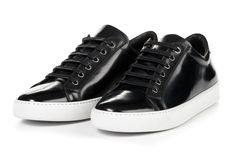 Elevate your sneaker game with low-top sneakers, made from the finest Italian calfskin leather with extra padding for exceptional comfort and support. Make these your weekend warrior. Runs true to size. For example, if you normally wear a size 10 sneaker, order a size 10 Full-grain Italian calfskin leather Black interior leather lining Painted by hand Handmade in Italy The Smith, Leather Man, Weekend Warrior, African Men Fashion, Sneaker Games, African Men, Trainer Sneakers, Low Top Sneakers, Best Sneakers