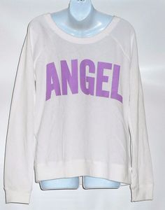 Victoria's Secret Supermodel Essentials "Angel" Graphic Fleece Sweatshirt M NWT   Click to Enlarge Click to Enlarge Click to Enlarge   Up for consideration from VICTORIA'S SECRET SUPERMODEL ESSENTIALS "ANGEL" GRAPHIC FLEECE SWEATSHIRT IN SIZE MEDIUM (M) 100% AUTHENTIC SUPERMODEL ESSENTIALS RELAXED FIT SUPER SOFT FLEECE COTTON BLEND SLOUCHY NECK LONG RAGLAN SLEEVES NEW WITH TAGS DISCONTINUED VERY RARE NO CUT TAGS NO LINES THROUGH TAGS NO BLACKED OUT TAGS NO X THROUGH TAGS BOUGHT AT A VICTORIA'S S Victoria's Secret Long Sleeve Loungewear Tops, Victoria's Secret Long Sleeve Cotton Tops, Victoria's Secret Cotton Sweatshirt For Fall, Victoria's Secret Casual Long Sleeve Sweatshirt, Victoria's Secret Long Sleeve Sweatshirt For Winter, Victoria's Secret Cotton Long Sleeve Sweatshirt, Victoria's Secret Long Sleeve Cotton Sweatshirt, Victoria's Secret Long Sleeve Winter Sweatshirt, Victoria's Secret Long Sleeve Sweatshirt For Fall