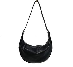 Elevate your style with our Simple Design Dumpling Shoulder Bag. Crafted from textured leather, this large-capacity handbag exudes sophistication in its solid, versatile design. Embrace the charm of street vintage fashion with this crossbody bag – a perfect blend of simplicity and timeless elegance. Lining Material: Polyester Main Material: PU Interior Zipper Pocket Interior Compartment Elegant Black Hobo Shoulder Bag, Versatile Black Textured Leather Hobo Bag, Trendy Textured Leather Satchel For Travel, Versatile Black Hobo Bag For Daily Use, Fall Large Capacity Black Hobo Bag, Fall Black Large Capacity Hobo Bag, Trendy Textured Leather Hobo Shoulder Bag, Classic Black Hobo Bag With Large Capacity, Chic Textured Leather Hobo Bag For Daily Use