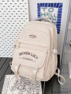 BagForLove - Stylish Letter Patterned Medium Backpack with Enhanced Functionality Product Description Color White Composition 100% Polyester Bag Size Medium Pattern Type Plain Material Polyamide Size Chart INCH CM Strap Length Bag Height Bag Width Bag Length 31.5 inch 17.7 inch 5.5 inch 11.8 inch Strap Length Bag Height Bag Width Bag Length 80 cm 45 cm 14 cm 30 cm Details Pictures Similar Products h2 { text-align: center; } /* æ¢è¡ */ li{ white-space: normal; word-break: break-all; word-wrap: break-word; } .red-box { width: 100%; display: flex; flex-direction: row; flex-wrap: wrap; justify-content: center; } .red-box > div { width: 190px; height: 250px; margin: 10px; } .red-box > div > a > img { width: 190px; height: 250px; } .size-box { width: 100%; margin: auto; white-space: nowrap; } Stylish Letters, Medium Backpack, Word Wrap, Letter Patterns, Bags Backpacks, Color White, Bag Lady, Backpacks, Size Medium