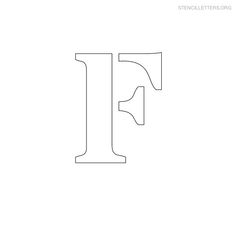 the letter f is made up of thin lines and has been drawn in two different ways