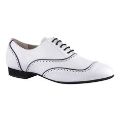 109 - Different White-Tangolera- Axis Tango - Best Tango Shoes White Lace-up Formal Dress Shoes, White Lace-up Shoes With Brogue Detailing, Classic White Lace-up Leather Shoes, White Business Leather Shoes With Round Toe, White Formal Lace-up Dress Shoes, Fitted White Oxfords With Almond Toe, White Fitted Leather Shoes With Almond Toe, Fitted White Leather Shoes With Almond Toe, Classic White Low-top Golf Shoes