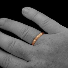 This is one of my new favorite designs! It's a lovely swirl flourish pattern that encircles the entire band. This is a deep detailed design--so elegant and pretty. You won't be disappointed. The band measures 3mm wide by 1.5mm thick making it a nice substantial band to last a lifetime and then some! Your ring will be hand made to size just for you in solid 14K gold (rose, yellow, or white). Blazer Arts is a family-owned and operated small but growing business that first opened up shop on Etsy in Rose Gold Engraved Wedding Ring, Round Band, Adjustable Engraved Wedding Rings, Heirloom Style Engraved Adjustable Ring For Wedding, Heirloom Wedding Rings Adjustable Fit, Heirloom Wedding Rings With Adjustable Fit, Heirloom Adjustable Wedding Rings, Adjustable Engraved Ring With Round Band For Wedding, Wedding Stackable Rings With Decorative Adjustable Band, Elegant Hand Forged Engraved Ring For Wedding