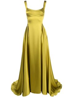 Shop Atu Body Couture satin-finish pleated maxi gown Summer Wedding Guest Dress, Gown Green, Summer Wedding Guest, Couture Outfits, Maxi Gown, Dress 2024, Pleated Maxi, Wedding Guest Dress Summer, Maxi Gowns