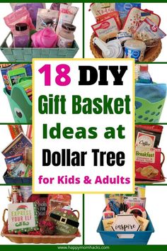 gift basket ideas at dollar tree for kids and adults