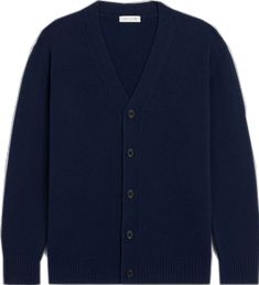 Cashmere Cardigan, Blue Wool, Deep Blue, Stockholm, Merino Wool, Ribbed Knit, Cashmere, Navy Blue, Long Sleeves