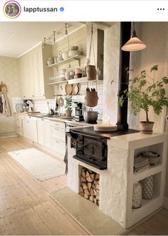 the kitchen is clean and ready to be used as a place for cooking or baking