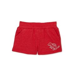 Cute and comfortable, that's the name of the game when getting baby boy ready for the day so start with Garanimals' Pull-On Shorts. Crafted in super-soft French terry cloth, these fun shorts feature an elastic waistband for pull-on ease, a cool graphic in front and a relaxed fit. Make it an outfit with his favorite Garanimals' bodysuit or tee (sold separately) and kick off the day in grand style. Only at Walmart. Size: 18 Months.  Color: Red.  Gender: male.  Age Group: infant. Casual Cotton Diaper Cover For Playtime, Casual Letter Print Playwear Shorts, Casual Diaper Cover With Elastic Waistband For Playtime, Casual Cotton Diaper Cover With Elastic Waistband, Casual Short Diaper Cover With Elastic Waistband, Casual Cotton Short Diaper Cover, Casual Short Cotton Diaper Cover, Red Bottoms With Elastic Waistband For Playwear, Casual Short Diaper Cover For Playtime