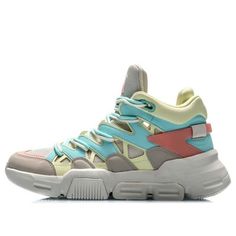 (WMNS) Li-Ning Light Basketball Hi AGBQ062-3 (SNKR/Retro/Women's/Non-Slip/High Top/Breathable) Retro Women, Stylish Sneakers, High Top, Perfect Pair, Your Perfect, High Tops, Basketball, Sneakers, Blue