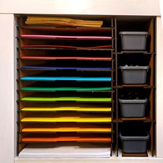 an organized file cabinet filled with files and folders