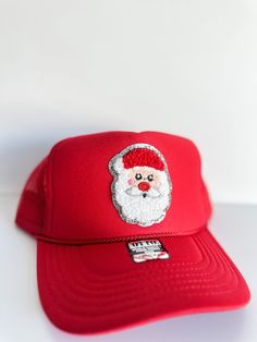 One size fits all! Adjustable! Casual Holiday Hat With Curved Brim, Adjustable Casual Hats For Holiday, Casual Curved Brim Hats For Holiday, Casual Curved Brim Holiday Hat, Casual Curved Brim Hat For Holidays, Winter Trucker Hat With Curved Brim, Winter Trucker Baseball Cap Adjustable, Winter Trucker Hat, One Size Fits Most, Winter Trucker Hat With Short Brim