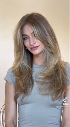 Curtain Bangs Long Hair To Show Hairdresser, Blonde Curtain Bangs Medium Hair Layers, Long Layered Hair With Long Curtain Bangs, Haircut Ideas Layers Curtain Bangs, Long Hair Styles Curtain Bangs, Layers In Long Blonde Hair, Long Hair Short Face Framing Layers, Layered Front Bangs, Bangs And Front Layers