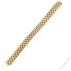 Italian, 14 karat yellow gold woven link bracelet weighing 15.9 grams. More link bracelets available Search Harbor Diamonds Yellow Gold Link Bracelet With Wheat Chain, Classic Gold Braided Bracelet For Formal Occasions, Formal Gold Braided Jubilee Bracelet, Formal Gold Braided Jubilee Style Bracelet, Classic 14k Gold Bracelet With Wheat Chain, Classic Formal Bracelet With Wheat Chain, Formal Gold Bracelet With Wheat Chain, Formal Yellow Gold Bracelet With Wheat Chain, Formal Yellow Gold Wheat Chain Bracelet