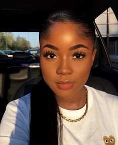 Twisted Hair, Beauty Make-up, Dark Skin Makeup, Makeup For Black Women, Makeup Goals, Natural Makeup Looks, Flawless Makeup, Gorgeous Makeup, Pretty Makeup