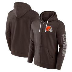 Get ready for the next Cleveland Browns kickoff with this Fanatics Branded Offensive Lineup full-zip sweatshirt. It features bold team graphics on the front and down the sleeve. The adjustable hood and two front pockets are a must-have on cooler Cleveland Browns game days. Officially licensed Midweight jacket suitable for moderate temperatures Full Zip Two front pockets Material: 100% Polyester Machine wash, tumble dry low Heat-sealed graphics Hooded Imported Brand: Fanatics Branded Browns Game, Brown Pride, Nfl Cleveland Browns, Nike Brown, Browns Fans, Nike Nfl, Cleveland Browns, Zip Sweatshirt, Full Zip Hoodie