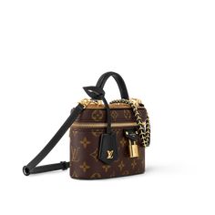 LOUIS VUITTON® - Vanity Chain Pouch - Monogram Monogram Reverse Louis Vuitton Box Bag, Lv Box Bag, Louis Vuitton Pouch Outfit, Louis Vuitton Vanity Bag, Lv Vanity Bag, Rich Signature, Designer Bag Collection, Louis Vuitton Vanity, Lv Monogram Bag