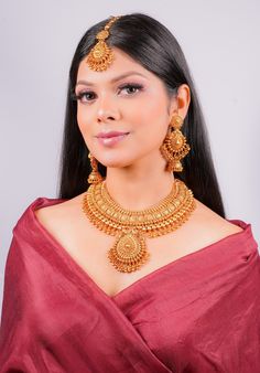 India Necklace, Temple Necklace, Traditional Necklace, India Wedding, Bridal Choker, Indian Jewelry Sets, India Jewelry, South India, Stylish Jewelry