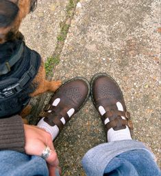 Brown Doc Marten Mary Janes, Brown Mary Jane Doc Martens Outfit, Mary Jane Shoes Brown, Brown Mary Jane Shoes Outfit, Brown Leather Shoes Outfit, Brown Shoe Outfit, Brown Docs Outfit, Brown Mary Janes Outfit, Granola Shoes